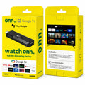 ONN Google TV Stick Full HD Android 15 Streaming HDMI WiFi Chromecast Integrato 8GB+128GB Telecomando Controllo Vocale
