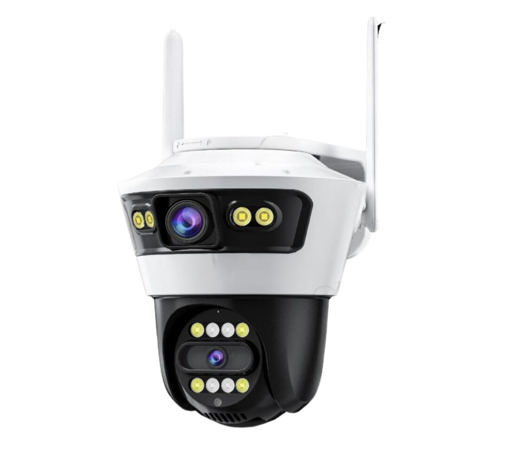 Telecamera Wi-Fi Compatibile con Videosorveglianza - Resistente, IP66, con Rotazione 355° e Sensore di Movimento