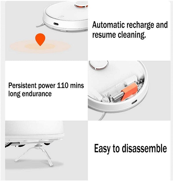 Xiaomi Aspirapolvere Mi Vacuum Mop Pro Robot Smart Controllo Remoto Lds Black Luemm Store