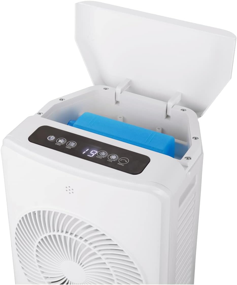 Raffrescatore e Purificatore d’Aria 3 in 1 con Telecomando, Timer 12h, Display Digitale, Serbatoio 5L, Touch Control