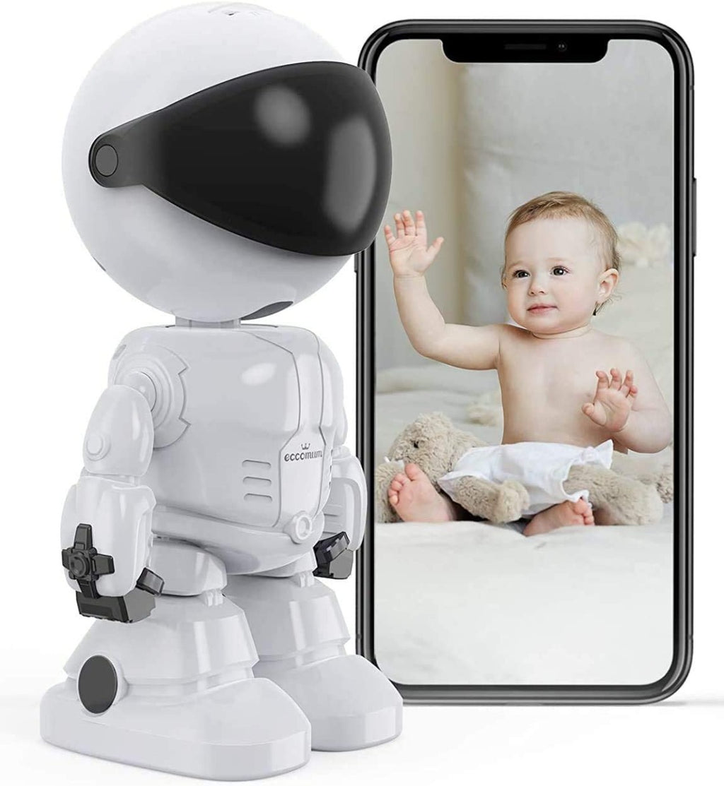 Telecamera wifi interno fhd 1080p videocamera di sorveglianza telecamera ip baby monitor con audio bidirezionale notifica di rilevamento del movimento sistema di telecamere ip di sicurezza