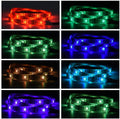 STRISCIA LED 5050RGB LUCE MULTICOLORE 5M + CONTROLLER E ALIMENTATORE