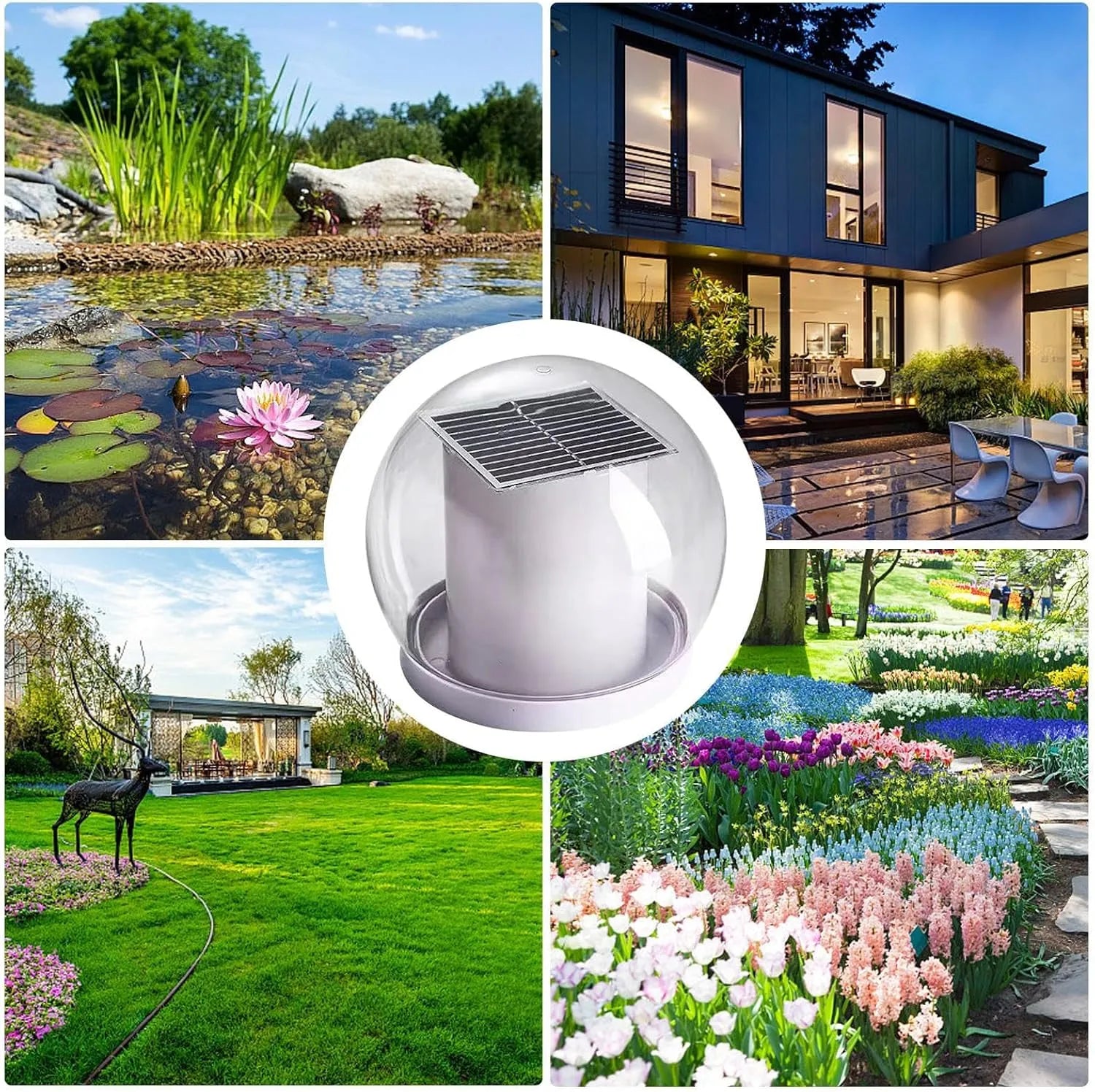 Luce Solare Fluttuante LED Impermeabile Lampada Galleggiante da Giardino Piscina