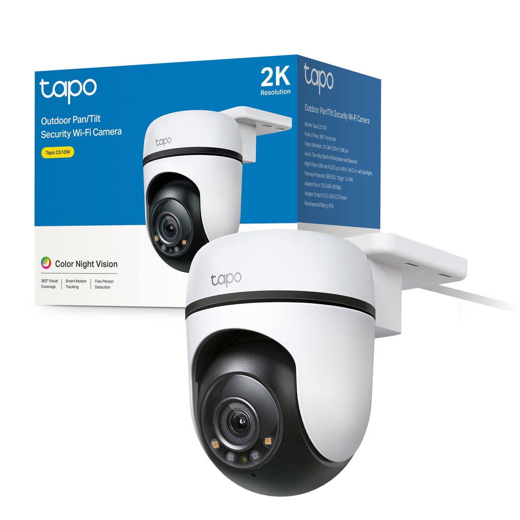 Tapo C510W Telecamera Wi-Fi Esterno 2K 3MP, 360° Visuale, Visione Notturna a Colori, ⚠️Non a batteria TP-Link Showroom viveresmart.store & augmentedrealityoffers.com - P. IVA 02867250694 - DI PENTA ALESSIO - VIALE NETTUNO 167, 66023, FRANCAVILLA AL MARE (CH) - REA CH-438573