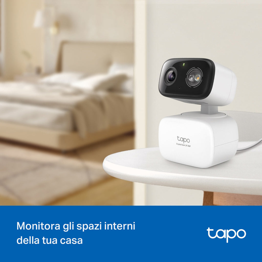 Tapo C236 Telecamera Wi-Fi Esterno/Interno 3K 5MP, Pan/Tilt, Visione Notturna a Colori, Notifiche AI, IP65 TP-Link Showroom viveresmart.store & augmentedrealityoffers.com - P. IVA 02867250694 - DI PENTA ALESSIO - VIALE NETTUNO 167, 66023, FRANCAVILLA AL MARE (CH) - REA CH-438573