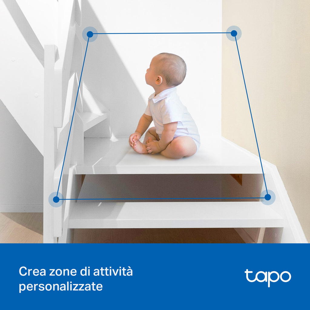 Tapo C236 Telecamera Wi-Fi Esterno/Interno 3K 5MP, Pan/Tilt, Visione Notturna a Colori, Notifiche AI, IP65 TP-Link Showroom viveresmart.store & augmentedrealityoffers.com - P. IVA 02867250694 - DI PENTA ALESSIO - VIALE NETTUNO 167, 66023, FRANCAVILLA AL MARE (CH) - REA CH-438573