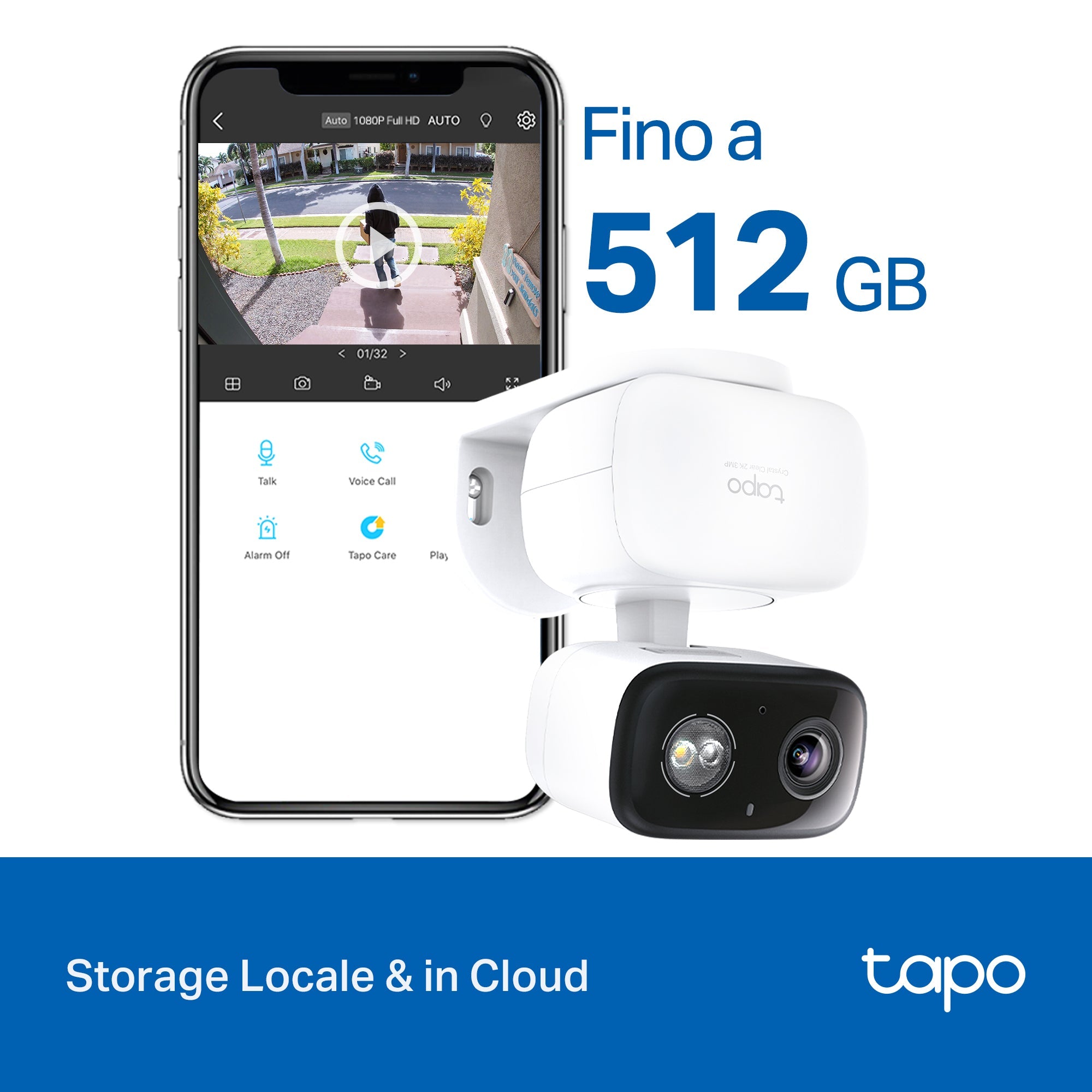 Tapo C216 Telecamera Wi-Fi Esterno/Interno 2K 3MP, 360° Visuale, Visione Notturna a Colori, ⚠️Non a batteria TP-Link Showroom viveresmart.store & augmentedrealityoffers.com - P. IVA 02867250694 - DI PENTA ALESSIO - VIALE NETTUNO 167, 66023, FRANCAVILLA AL MARE (CH) - REA CH-438573