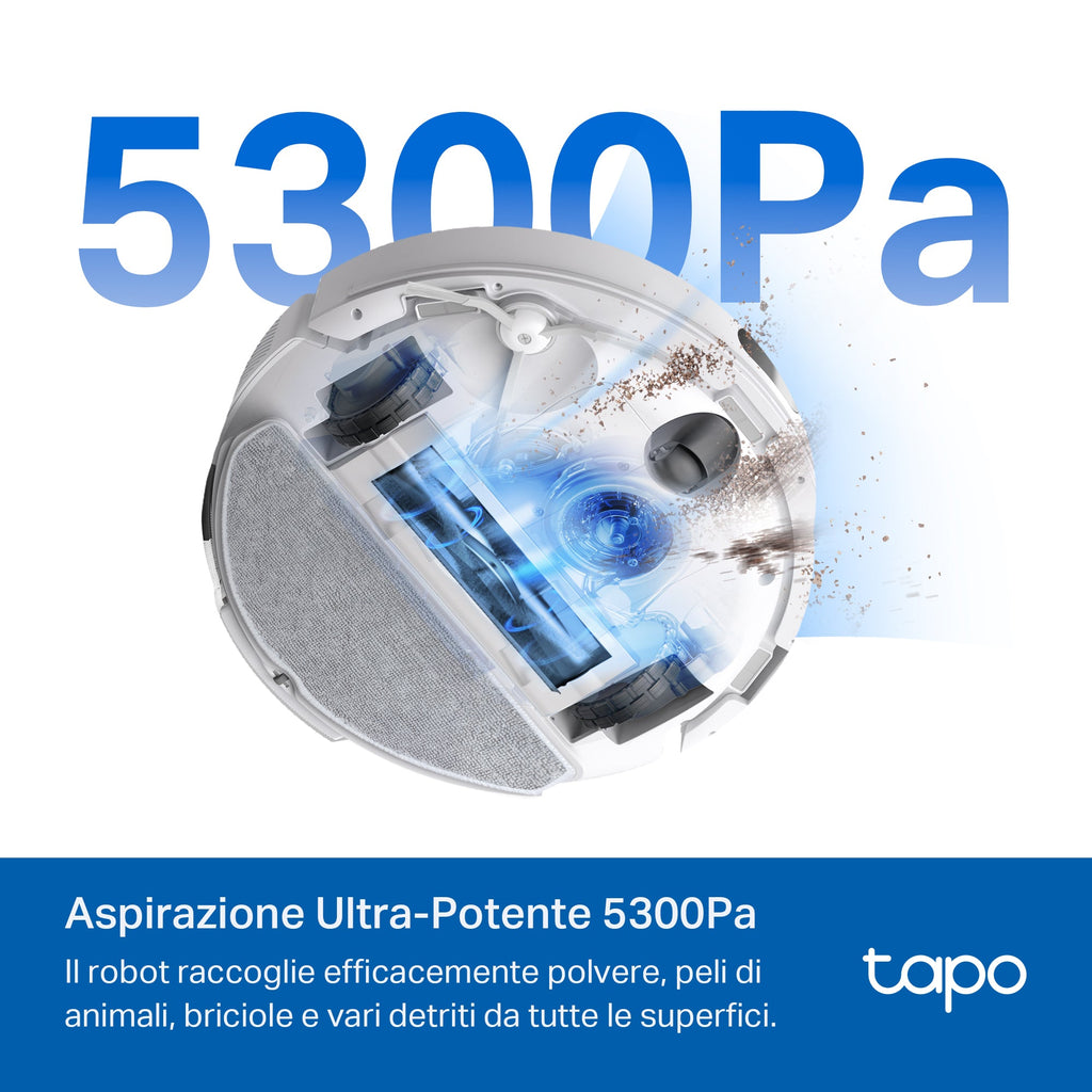 Tapo RV30 Max White Robot Aspirapolvere, Doppia Navigazione LiDAR+IMU, ⚠️Aggiungi la Base di Ricarica RVB102 al carrello TP-Link Showroom viveresmart.store & augmentedrealityoffers.com - P. IVA 02867250694 - DI PENTA ALESSIO - VIALE NETTUNO 167, 66023, FRANCAVILLA AL MARE (CH) - REA CH-438573