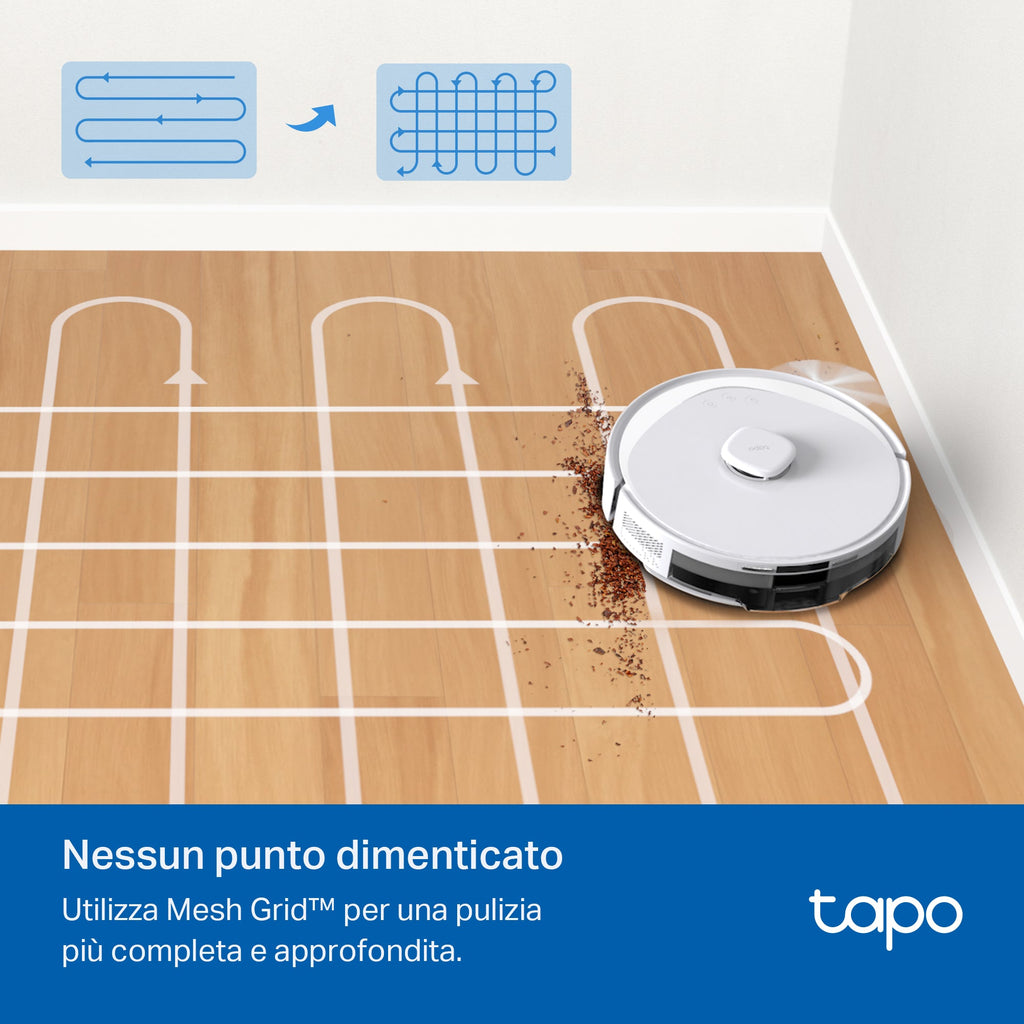 Tapo RV30 Max White Robot Aspirapolvere, Doppia Navigazione LiDAR+IMU, ⚠️Aggiungi la Base di Ricarica RVB102 al carrello TP-Link Showroom viveresmart.store & augmentedrealityoffers.com - P. IVA 02867250694 - DI PENTA ALESSIO - VIALE NETTUNO 167, 66023, FRANCAVILLA AL MARE (CH) - REA CH-438573