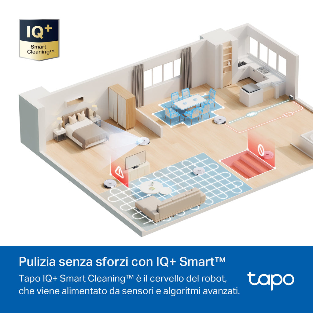 Tapo RV30 Max White Robot Aspirapolvere, Doppia Navigazione LiDAR+IMU, ⚠️Aggiungi la Base di Ricarica RVB102 al carrello TP-Link Showroom viveresmart.store & augmentedrealityoffers.com - P. IVA 02867250694 - DI PENTA ALESSIO - VIALE NETTUNO 167, 66023, FRANCAVILLA AL MARE (CH) - REA CH-438573