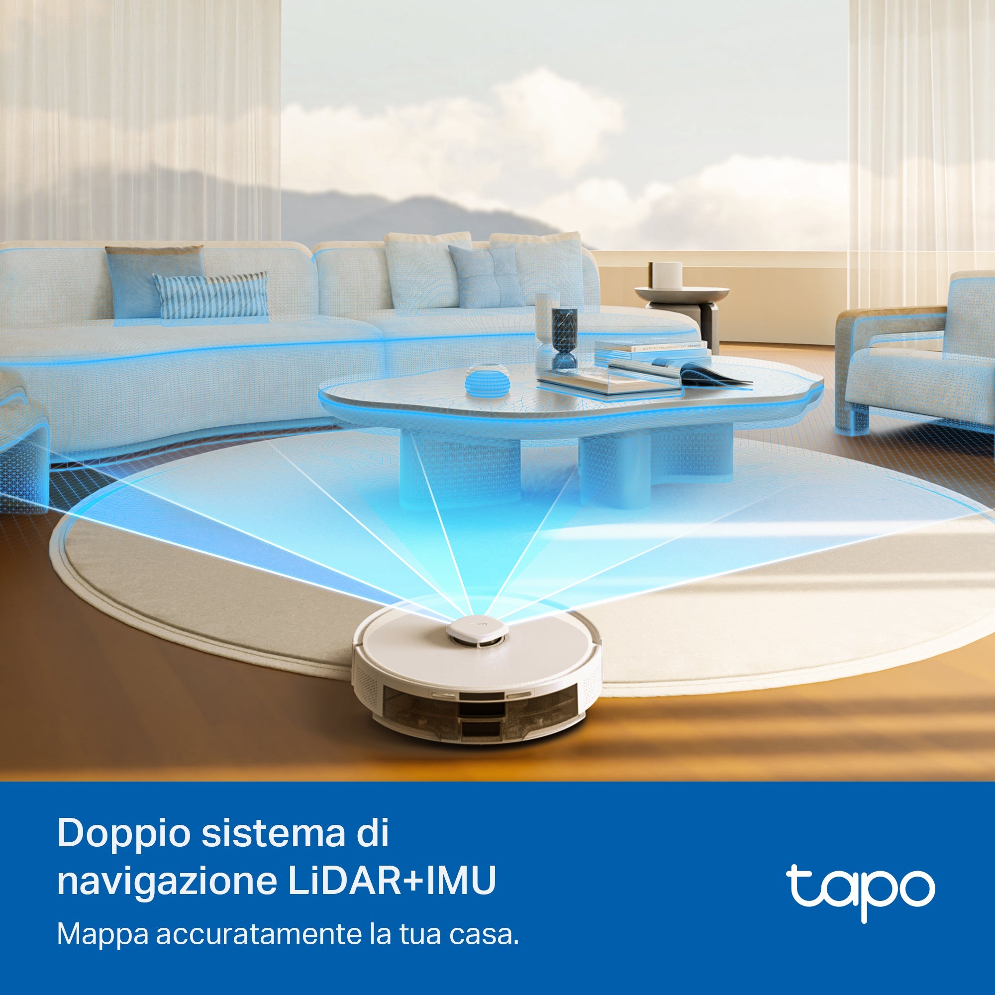 Tapo RV30 Max White Robot Aspirapolvere, Doppia Navigazione LiDAR+IMU, ⚠️Aggiungi la Base di Ricarica RVB102 al carrello TP-Link Showroom viveresmart.store & augmentedrealityoffers.com - P. IVA 02867250694 - DI PENTA ALESSIO - VIALE NETTUNO 167, 66023, FRANCAVILLA AL MARE (CH) - REA CH-438573