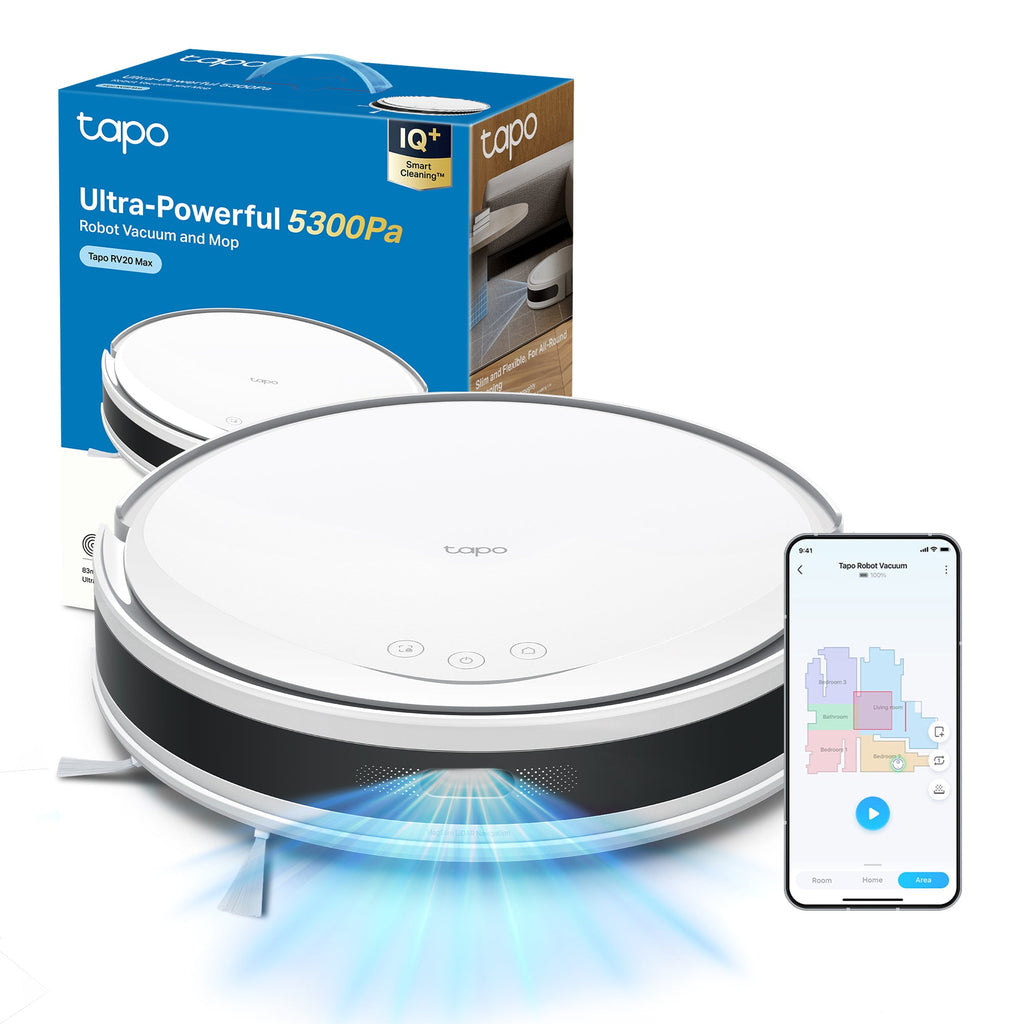 Tapo RV20 Max White Robot Aspirapolvere, Navigazione LiDAR MagSlim, ⚠️Aggiungi la Base di Ricarica RVB102 al carrello TP-Link Showroom viveresmart.store & augmentedrealityoffers.com - P. IVA 02867250694 - DI PENTA ALESSIO - VIALE NETTUNO 167, 66023, FRANCAVILLA AL MARE (CH) - REA CH-438573