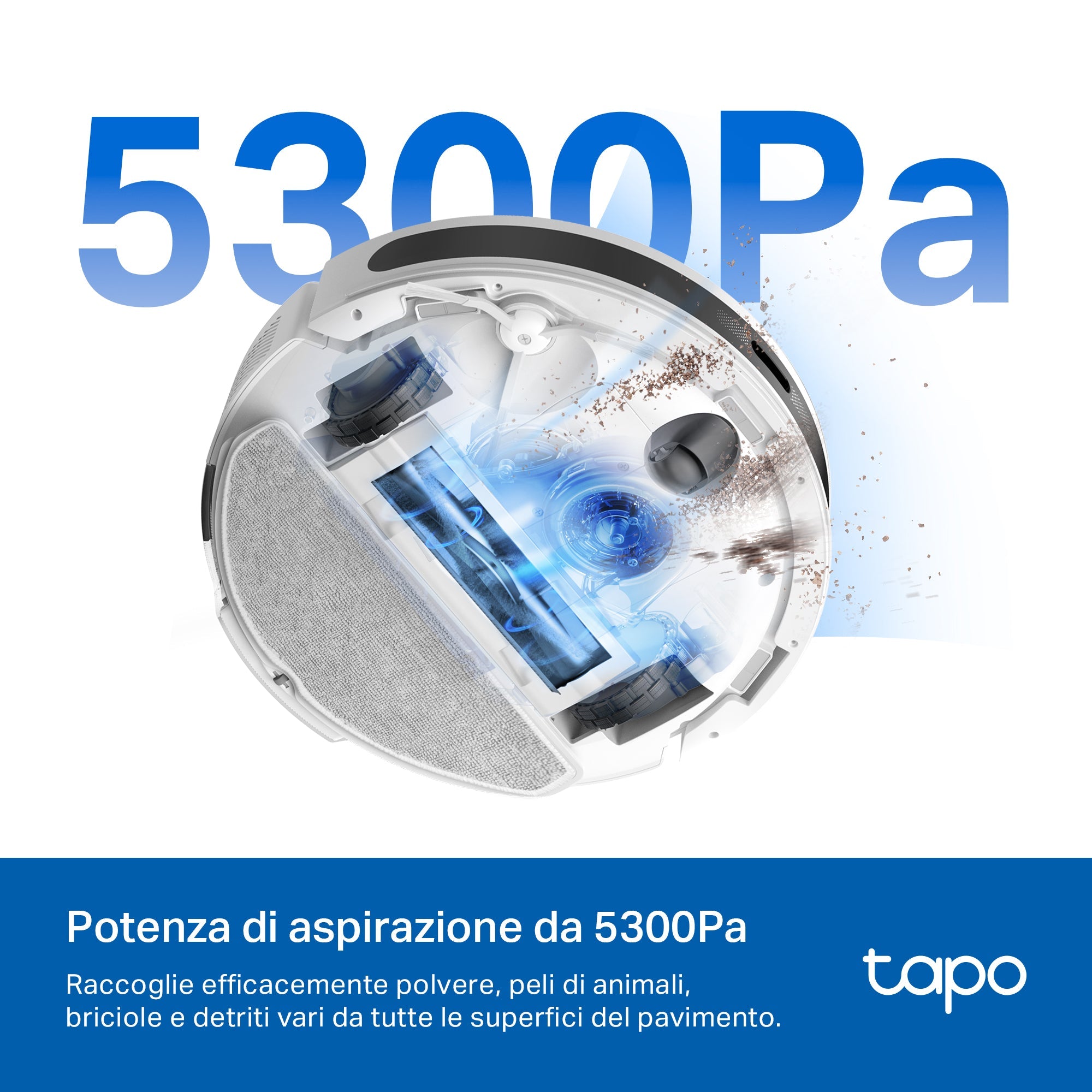 Tapo RV20 Max White Robot Aspirapolvere, Navigazione LiDAR MagSlim, ⚠️Aggiungi la Base di Ricarica RVB102 al carrello TP-Link Showroom viveresmart.store & augmentedrealityoffers.com - P. IVA 02867250694 - DI PENTA ALESSIO - VIALE NETTUNO 167, 66023, FRANCAVILLA AL MARE (CH) - REA CH-438573