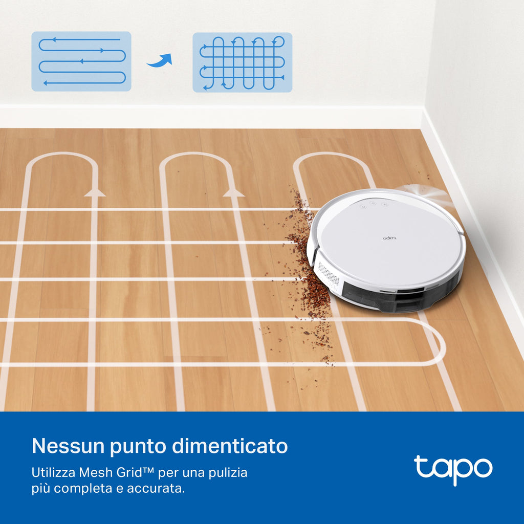 Tapo RV20 Max White Robot Aspirapolvere, Navigazione LiDAR MagSlim, ⚠️Aggiungi la Base di Ricarica RVB102 al carrello TP-Link Showroom viveresmart.store & augmentedrealityoffers.com - P. IVA 02867250694 - DI PENTA ALESSIO - VIALE NETTUNO 167, 66023, FRANCAVILLA AL MARE (CH) - REA CH-438573