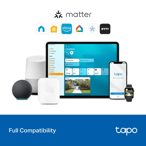 Tapo S112 Relè Interruttore con Misurazione di Consumo, Intelligente WiFi e Bluetooth a 2 Canali 6A