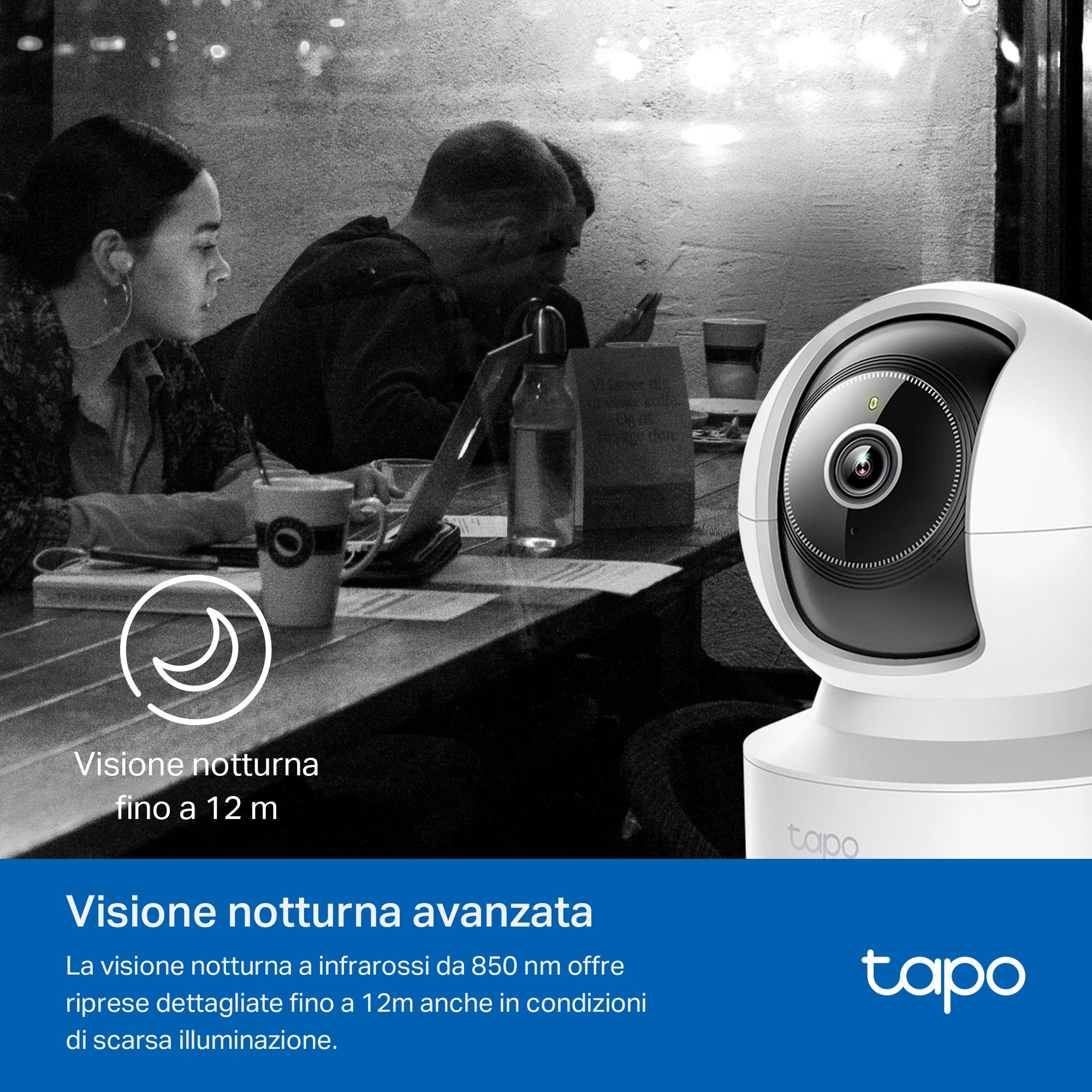 Tapo C232 Telecamera Wi-Fi Interno 3K 5MP, 360° Visuale, Porta Ethernet TP-Link Showroom viveresmart.store & augmentedrealityoffers.com - P. IVA 02867250694 - DI PENTA ALESSIO - VIALE NETTUNO 167, 66023, FRANCAVILLA AL MARE (CH) - REA CH-438573