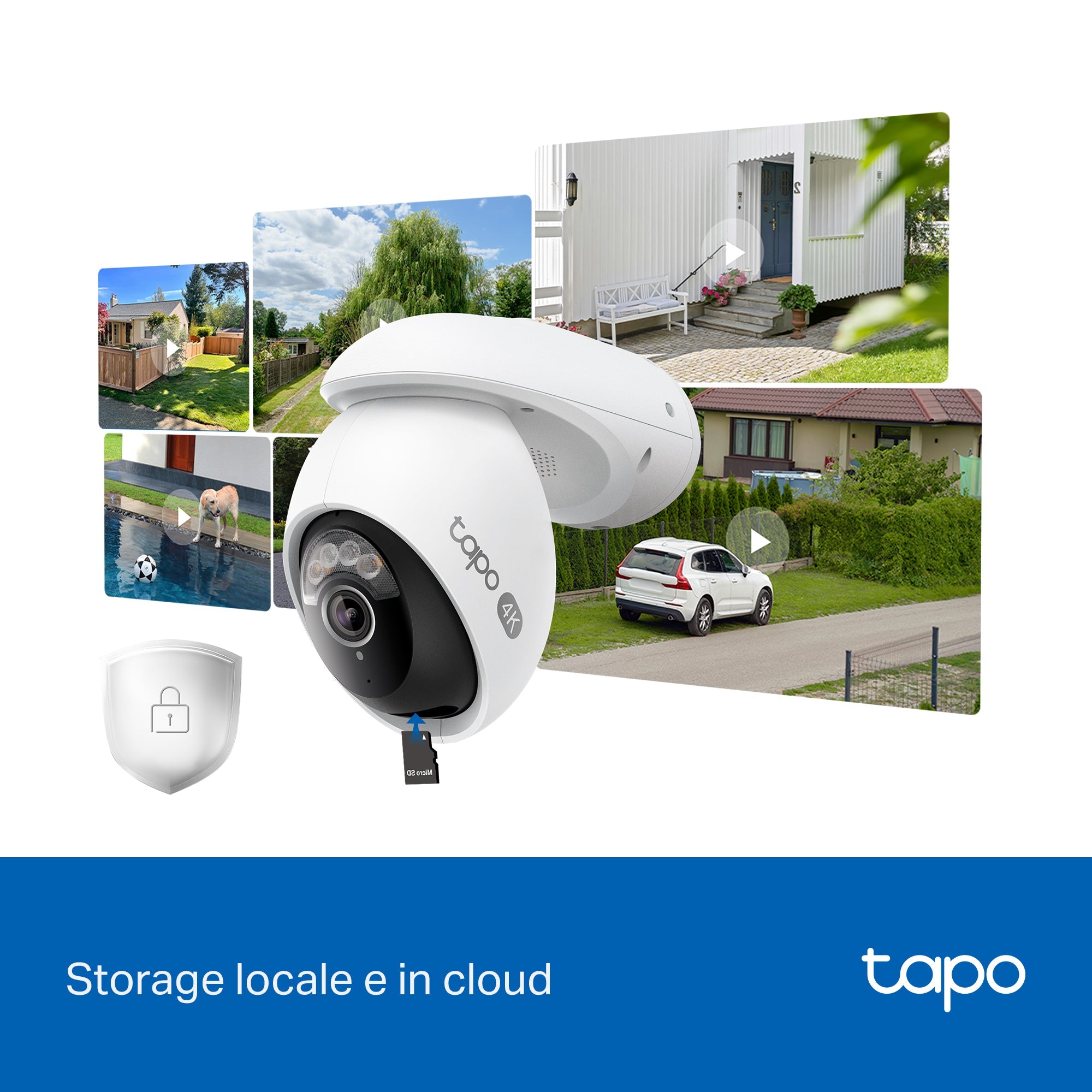 Tapo C560WS Telecamera Wi-Fi Esterno 4K 8MP, 360° Visuale, Visione Notturna a Colori Starlight, Wi-Fi/Ethernet, ⚠️Non a batteria TP-Link Showroom viveresmart.store & augmentedrealityoffers.com - P. IVA 02867250694 - DI PENTA ALESSIO - VIALE NETTUNO 167, 66023, FRANCAVILLA AL MARE (CH) - REA CH-438573