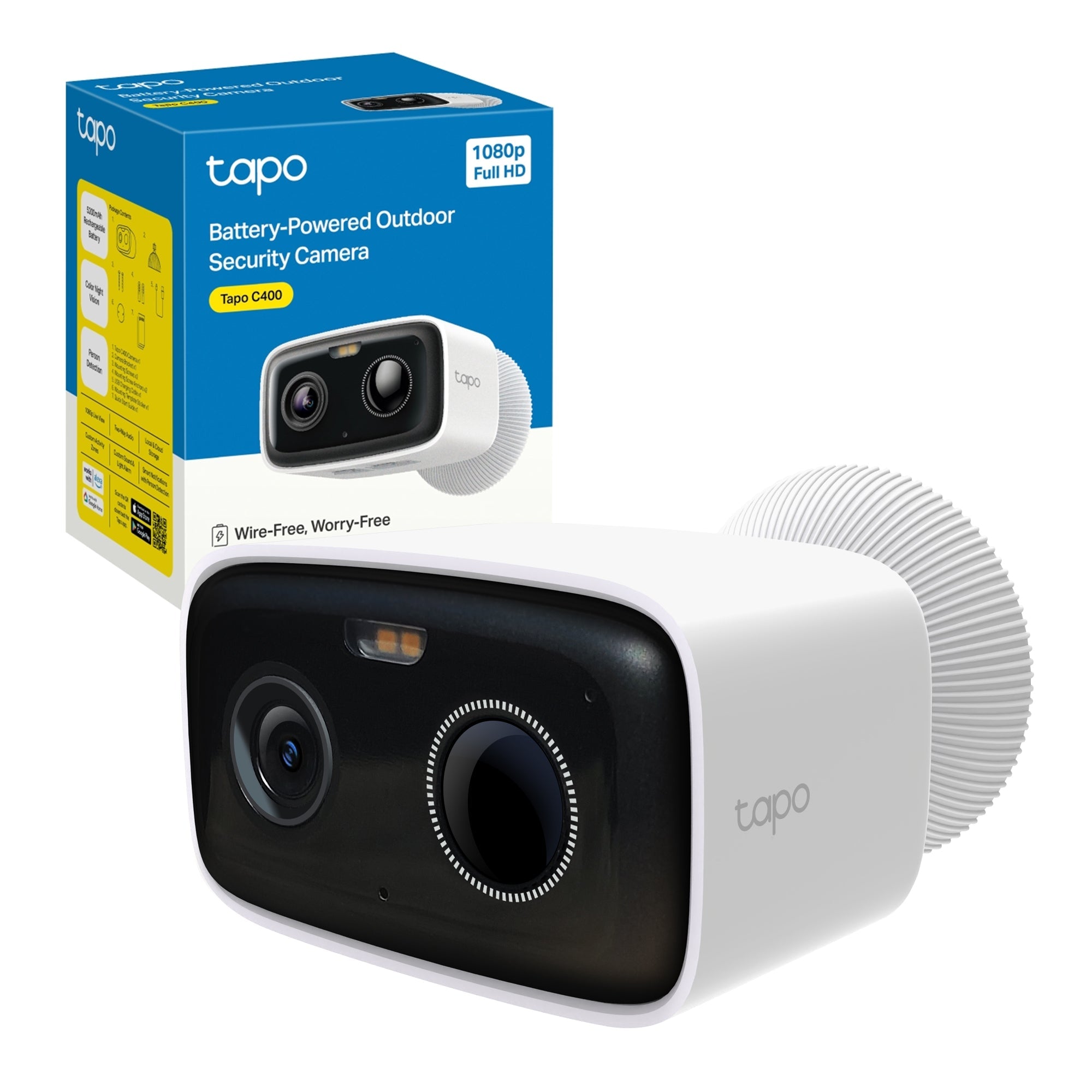 Tapo C400 1080P FHD Telecamera Wi-Fi Esterno a Batteria 5200 mAh, Visione Notturna a Colori TP-Link Showroom viveresmart.store & augmentedrealityoffers.com - P. IVA 02867250694 - DI PENTA ALESSIO - VIALE NETTUNO 167, 66023, FRANCAVILLA AL MARE (CH) - REA CH-438573