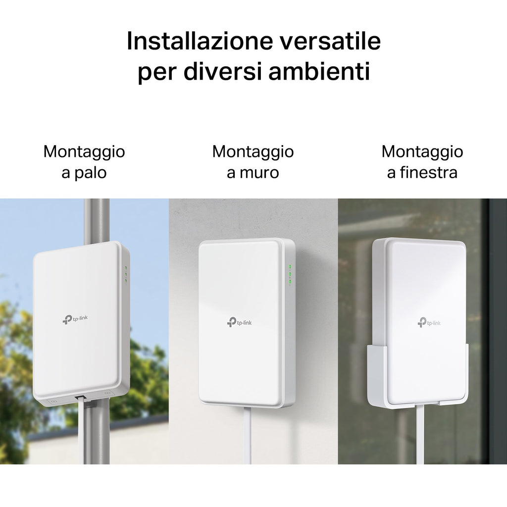 NE200-Outdoor Router 5G con SIM da Esterno, Porta 2.5G, IP66, Alimentato solo da POE (Adattatore incluso)