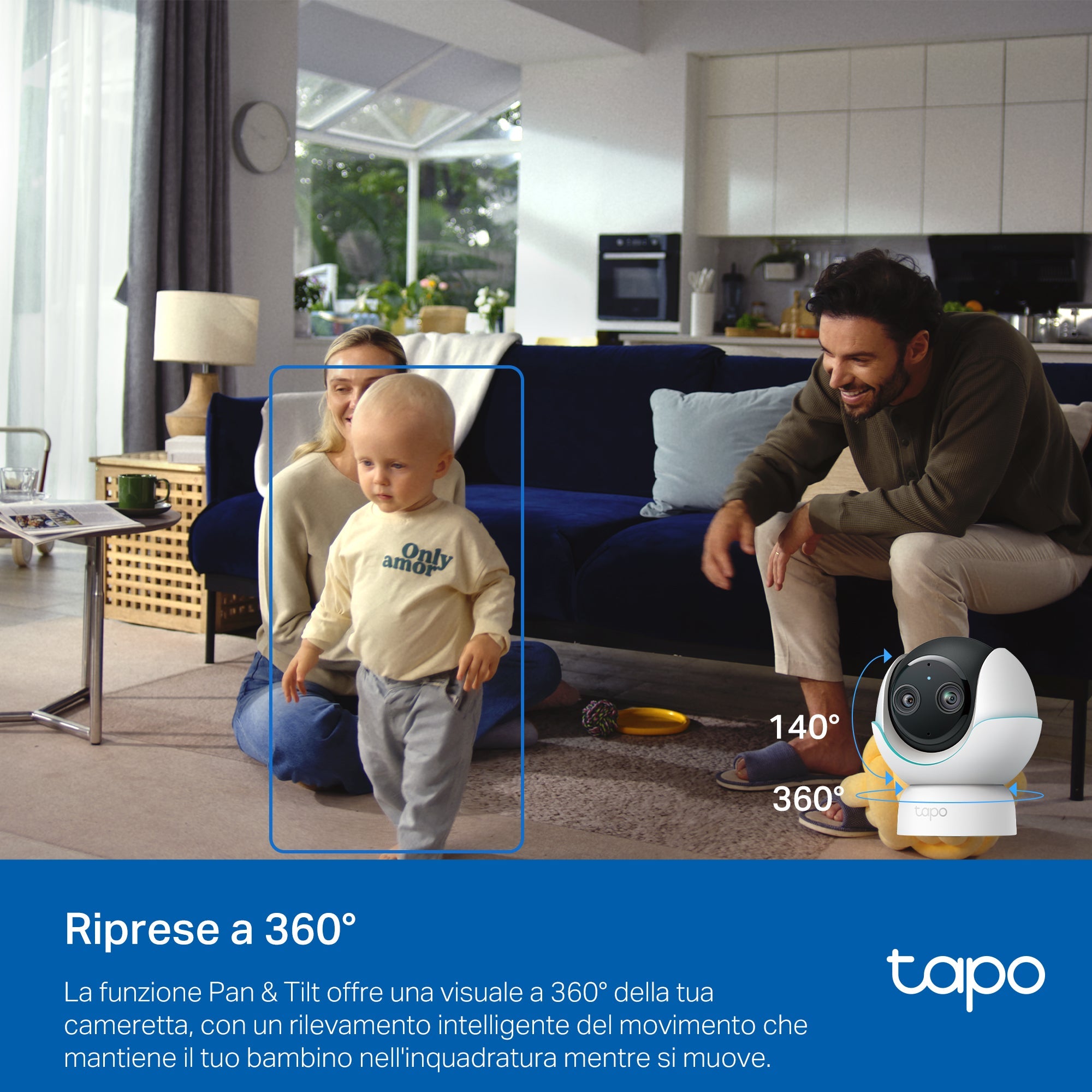 Tapo C840 Baby Monitor, Telecamera Wi-Fi Interno 4MP+2MP Doppia Lente, Visione Notturna e Allarme Urlo TP-Link Showroom viveresmart.store & augmentedrealityoffers.com - P. IVA 02867250694 - DI PENTA ALESSIO - VIALE NETTUNO 167, 66023, FRANCAVILLA AL MARE (CH) - REA CH-438573