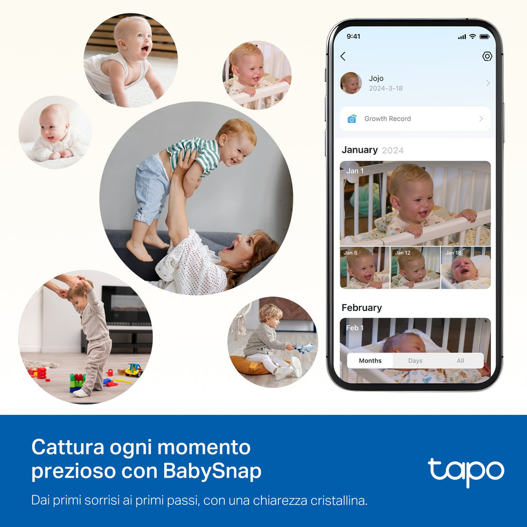 Tapo C840 Baby Monitor, Telecamera Wi-Fi Interno 4MP+2MP Doppia Lente, Visione Notturna e Allarme Urlo TP-Link Showroom viveresmart.store & augmentedrealityoffers.com - P. IVA 02867250694 - DI PENTA ALESSIO - VIALE NETTUNO 167, 66023, FRANCAVILLA AL MARE (CH) - REA CH-438573