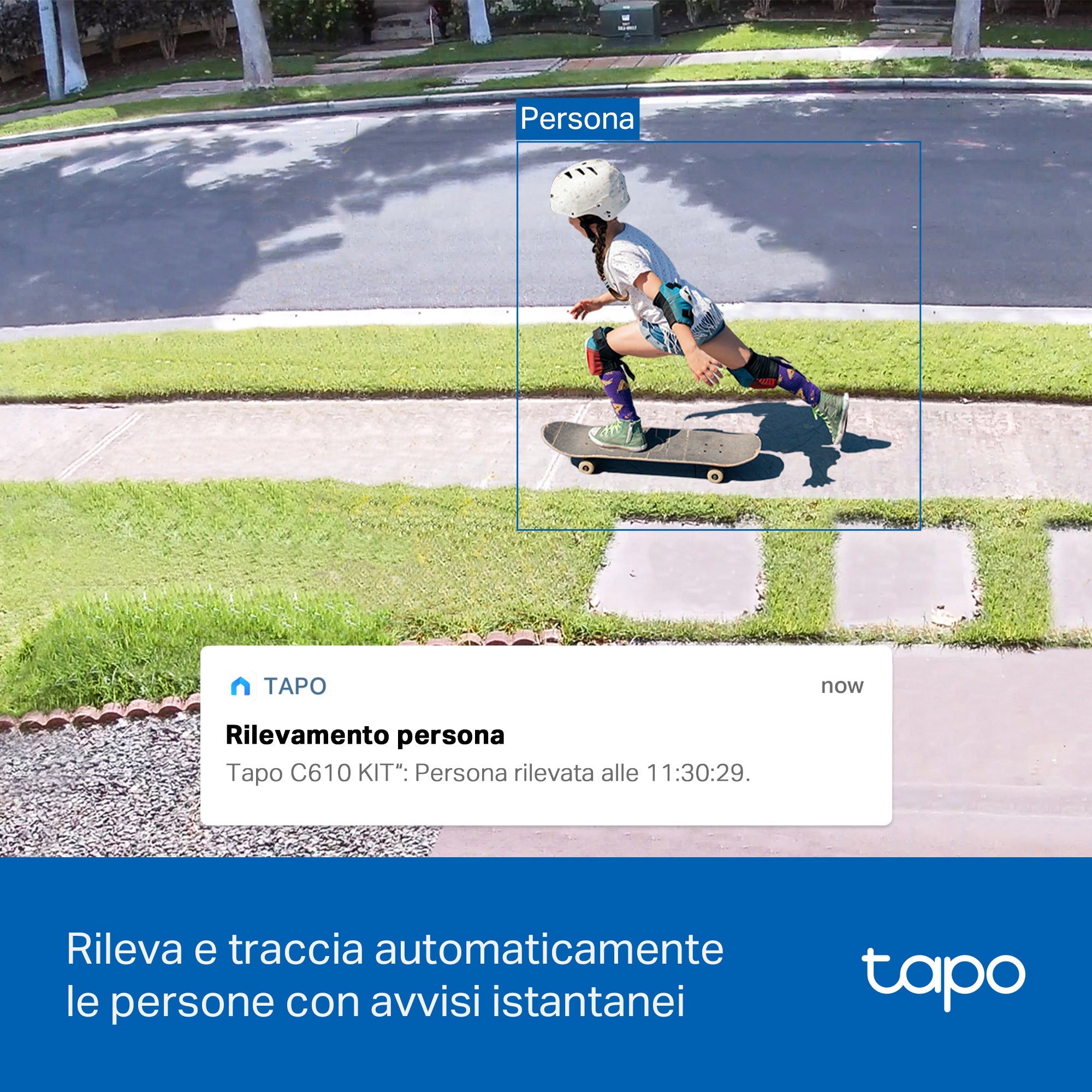 Tapo C610 KIT Telecamera WiFi Esterno 2K 3MP Senza Fili con Pannello Solare, 360° PTZ, Batteria 6700mAh TP-Link Showroom viveresmart.store & augmentedrealityoffers.com - P. IVA 02867250694 - DI PENTA ALESSIO - VIALE NETTUNO 167, 66023, FRANCAVILLA AL MARE (CH) - REA CH-438573