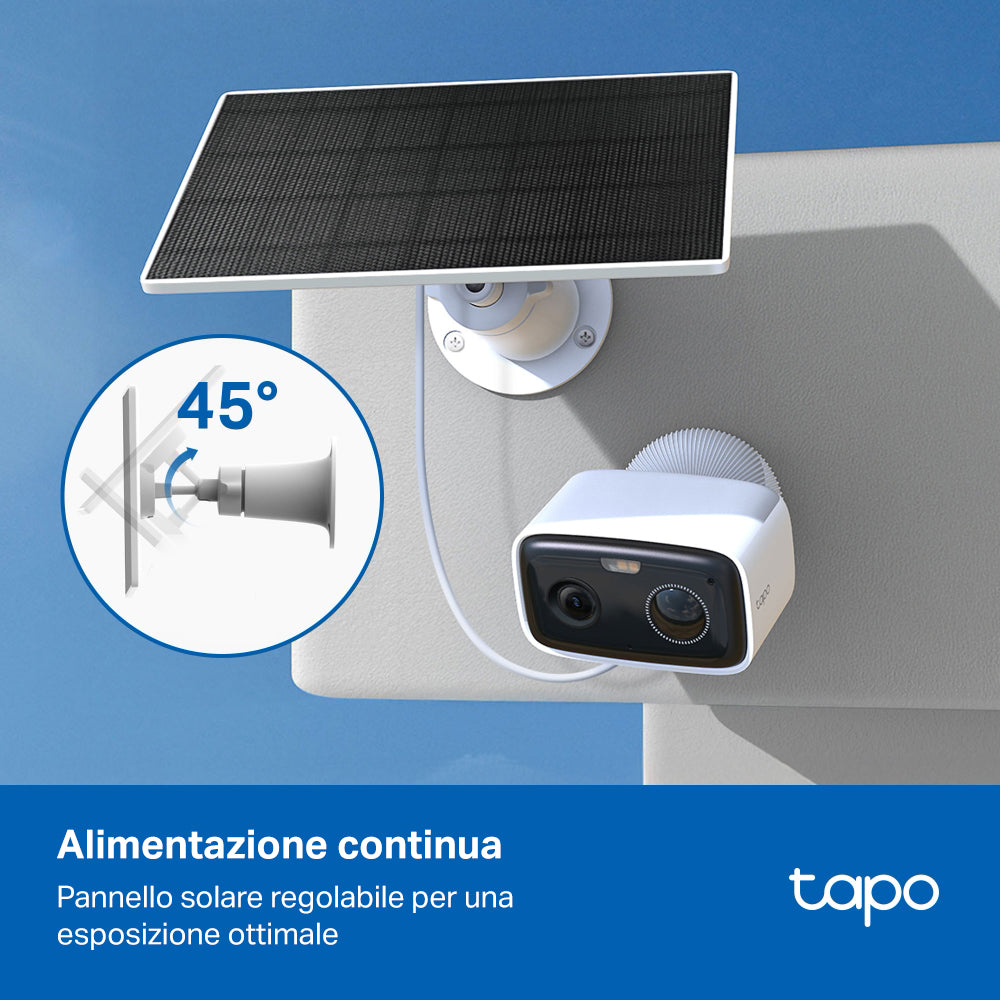 Tapo C400 KIT Telecamera Wi-Fi Esterno a Batteria FHD 2MP con Panello Solare, Visione Notturna a Colori TP-Link Showroom viveresmart.store & augmentedrealityoffers.com - P. IVA 02867250694 - DI PENTA ALESSIO - VIALE NETTUNO 167, 66023, FRANCAVILLA AL MARE (CH) - REA CH-438573