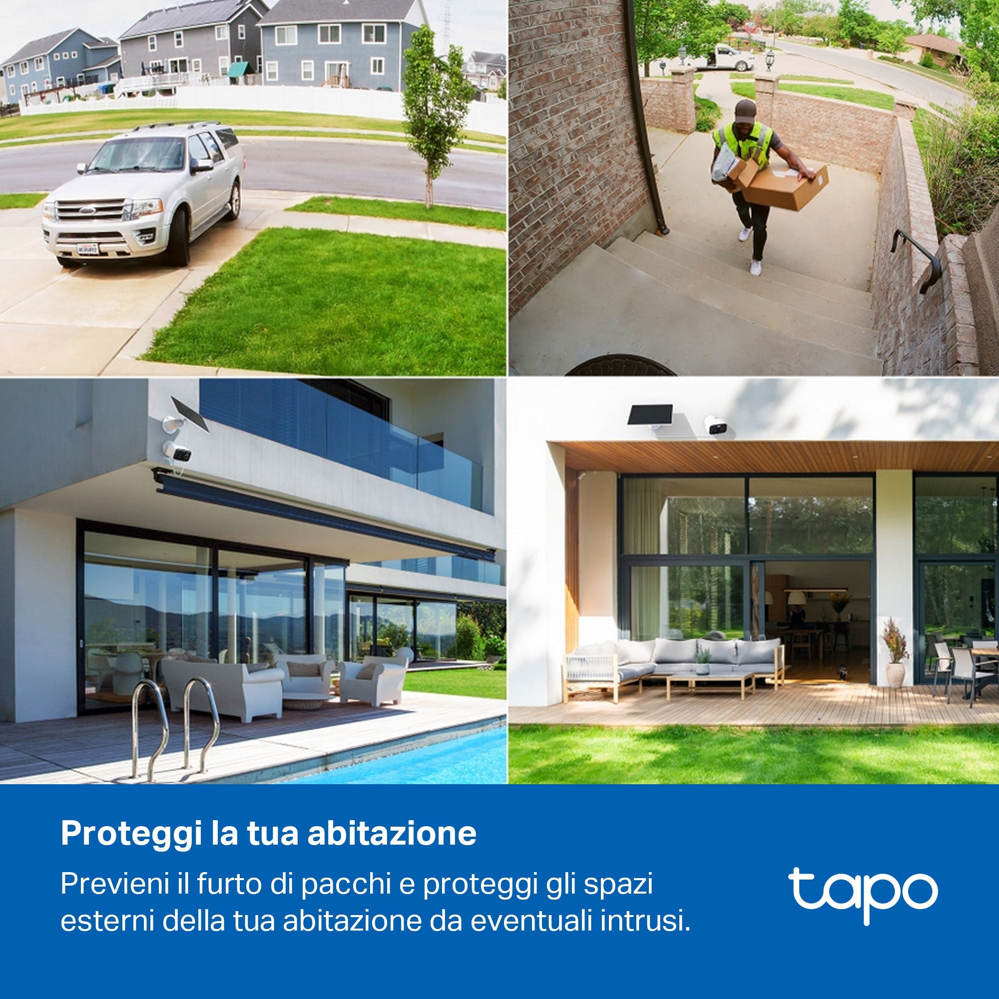 Tapo C400 KIT Telecamera Wi-Fi Esterno a Batteria FHD 2MP con Panello Solare, Visione Notturna a Colori TP-Link Showroom viveresmart.store & augmentedrealityoffers.com - P. IVA 02867250694 - DI PENTA ALESSIO - VIALE NETTUNO 167, 66023, FRANCAVILLA AL MARE (CH) - REA CH-438573