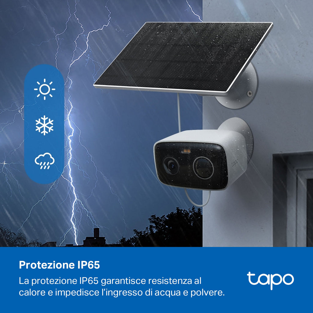 Tapo C400 KIT Telecamera Wi-Fi Esterno a Batteria FHD 2MP con Panello Solare, Visione Notturna a Colori TP-Link Showroom viveresmart.store & augmentedrealityoffers.com - P. IVA 02867250694 - DI PENTA ALESSIO - VIALE NETTUNO 167, 66023, FRANCAVILLA AL MARE (CH) - REA CH-438573