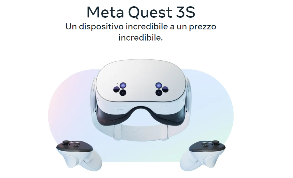 Meta Quest Oculus Quest 3s 256Gb Visore Vr All In One Avanzato Metaverso Fitness - VivereSmart.store