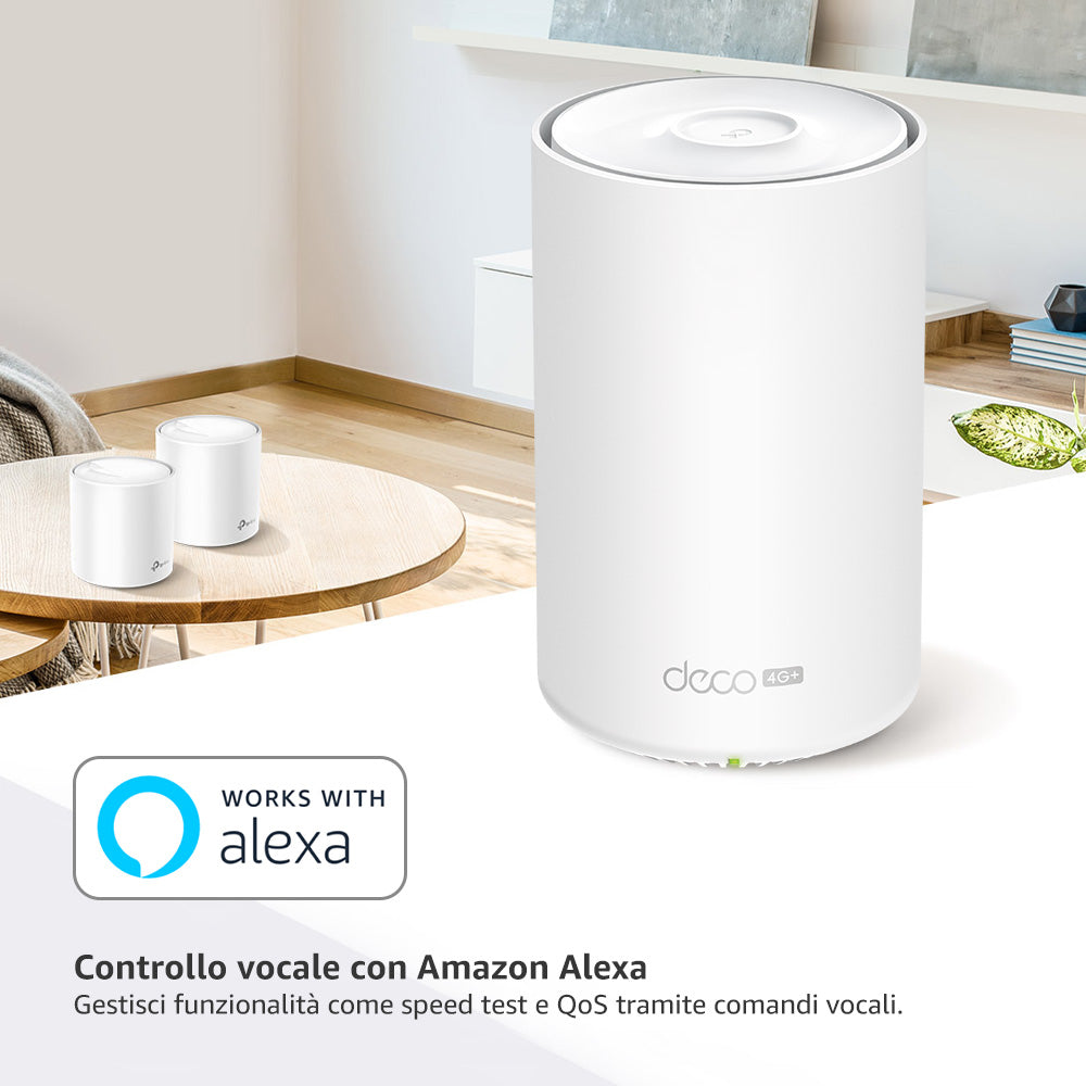 Deco X20-4G Router Wi-Fi con Sim 4G+ CAT6 Mesh Wi-Fi 6 AX1800Mbps TP-Link Showroom viveresmart.store & augmentedrealityoffers.com - P. IVA 02867250694 - DI PENTA ALESSIO - VIALE NETTUNO 167, 66023, FRANCAVILLA AL MARE (CH) - REA CH-438573