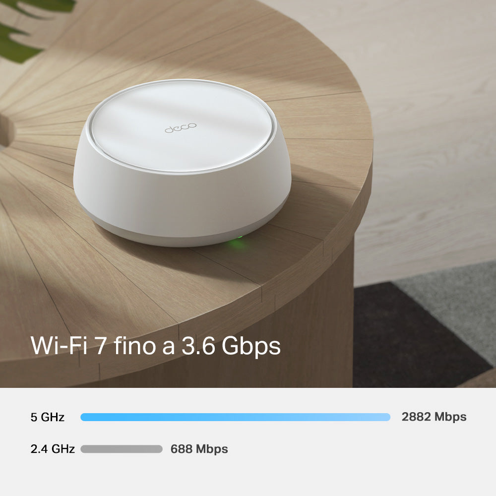 Deco BE25 Sistema Mesh Wi-Fi 7 BE3600Mbps 2 Porte 2.5Gbps, 3pz