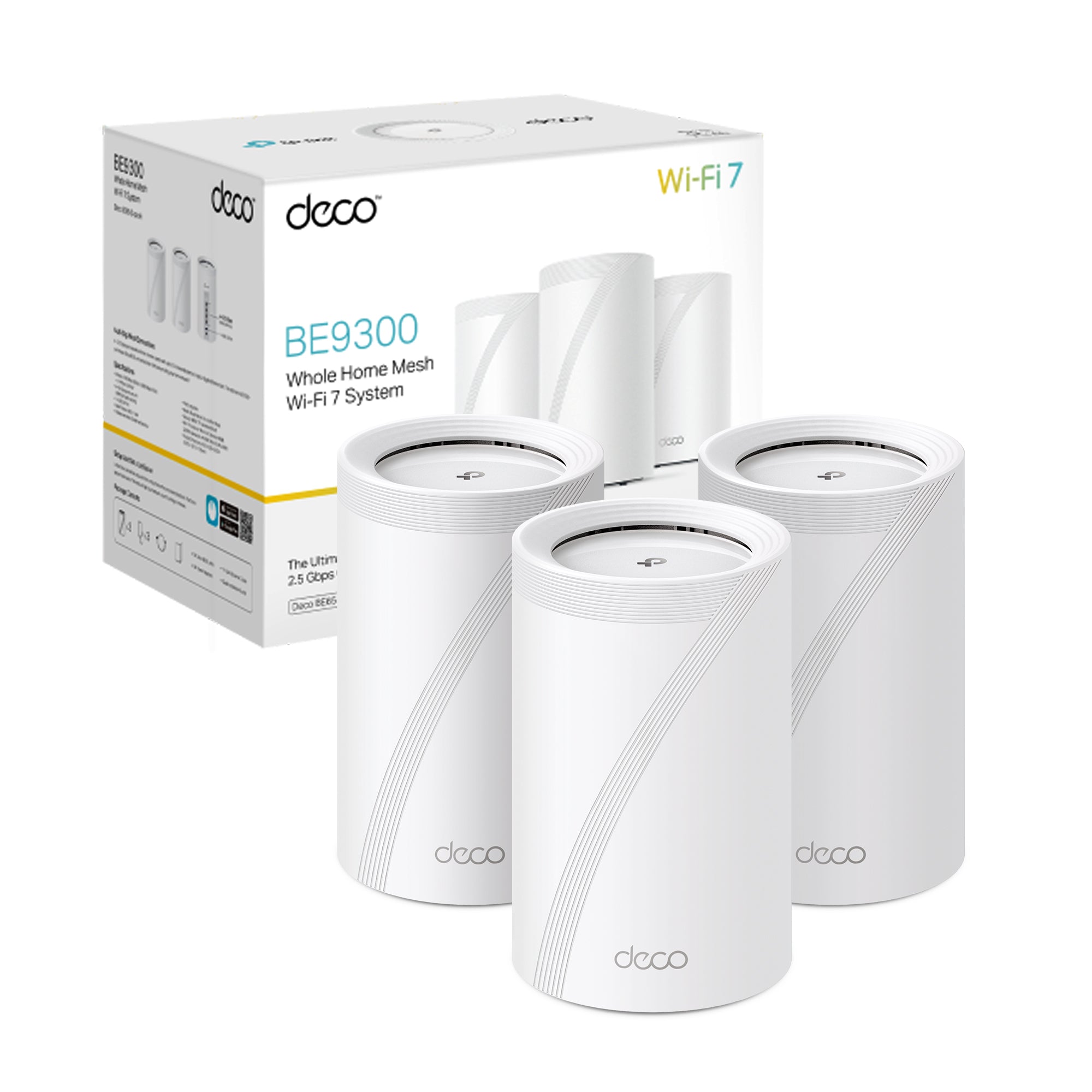 Deco BE65 Sistema Mesh Wi-Fi 7 BE9300Mbps, 3pz