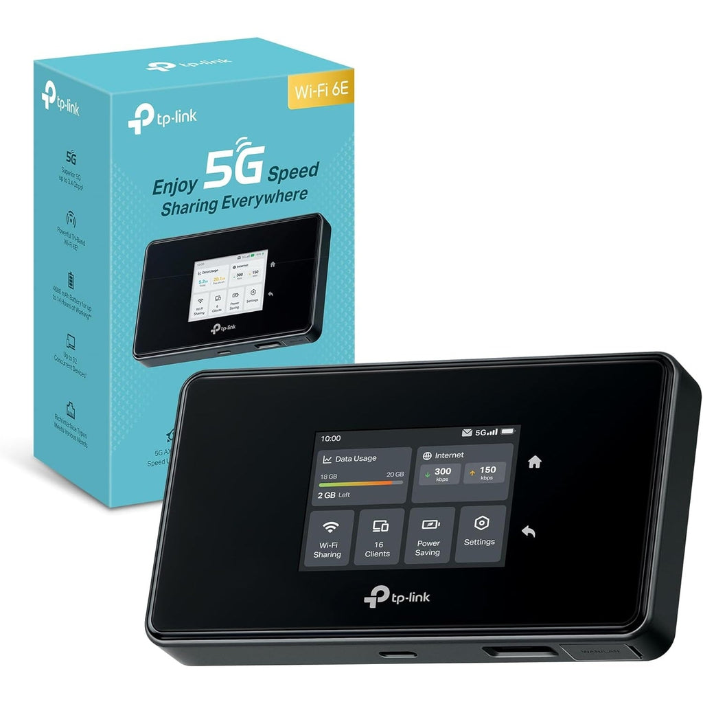 M8550 Saponetta WiFi 5G, WiFi 6E AXE3600Mbps, Batteria da 4700mAh, Porta Gigabit, Touchscreen TP-Link Showroom viveresmart.store & augmentedrealityoffers.com - P. IVA 02867250694 - DI PENTA ALESSIO - VIALE NETTUNO 167, 66023, FRANCAVILLA AL MARE (CH) - REA CH-438573
