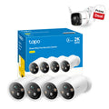 Tapo C425 Telecamera Wi-Fi Esterno a Batteria 2K 4MP, Visione Notturna a Colori, Base Magnetica, 4pz