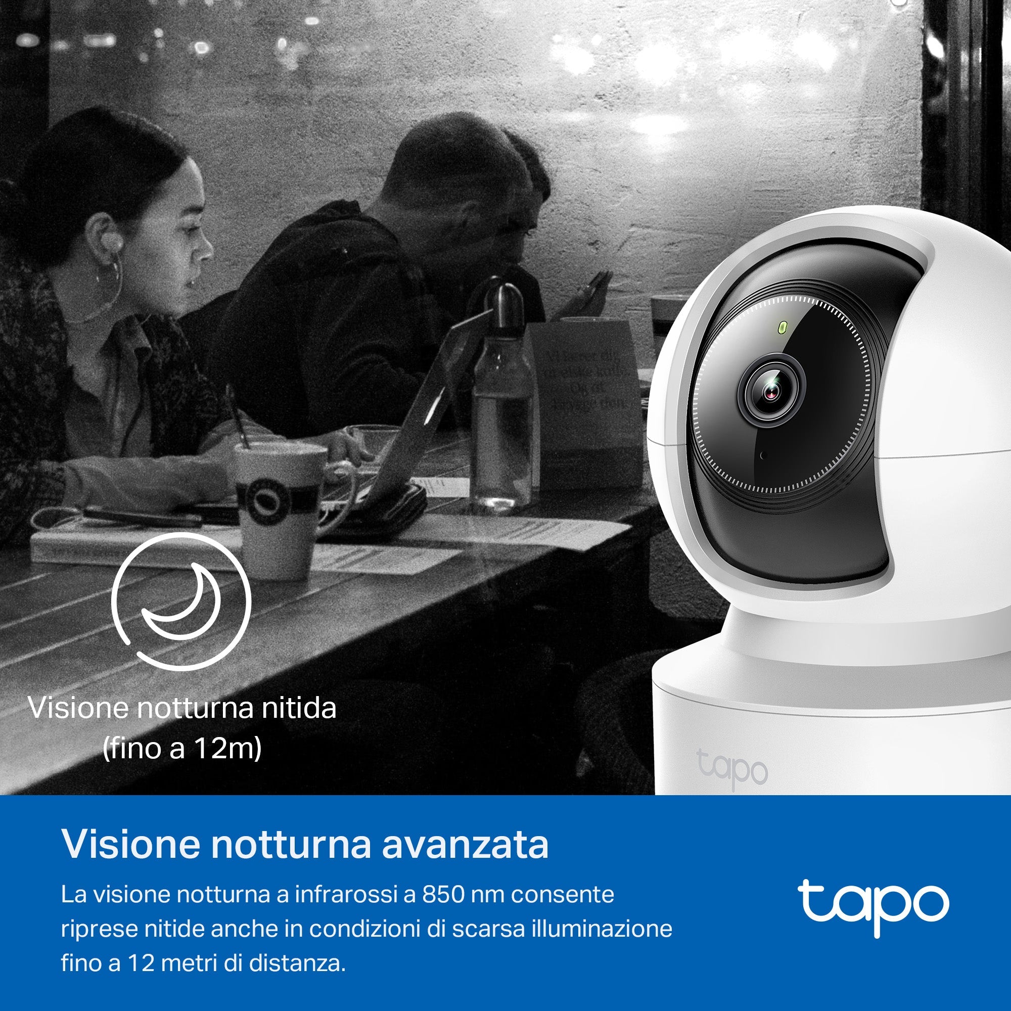 Tapo C222 Telecamera Wi-Fi Interno 2K 4MP, 360° Visuale, Porta Ethernet TP-Link Showroom viveresmart.store & augmentedrealityoffers.com - P. IVA 02867250694 - DI PENTA ALESSIO - VIALE NETTUNO 167, 66023, FRANCAVILLA AL MARE (CH) - REA CH-438573