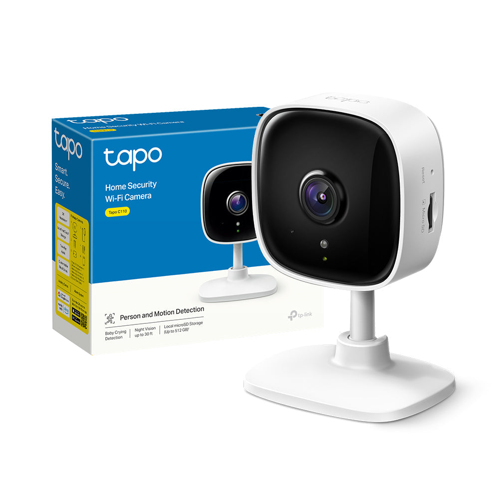 Tapo C110 Telecamera Wi-Fi Interno 2K 3MP TP-Link Showroom viveresmart.store & augmentedrealityoffers.com - P. IVA 02867250694 - DI PENTA ALESSIO - VIALE NETTUNO 167, 66023, FRANCAVILLA AL MARE (CH) - REA CH-438573