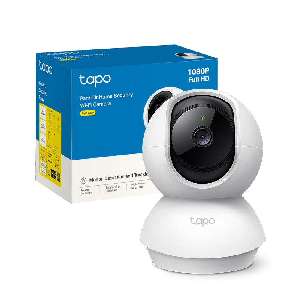 Tapo C200 Telecamera Wi-Fi Interno 1080P FHD, 360° Visuale