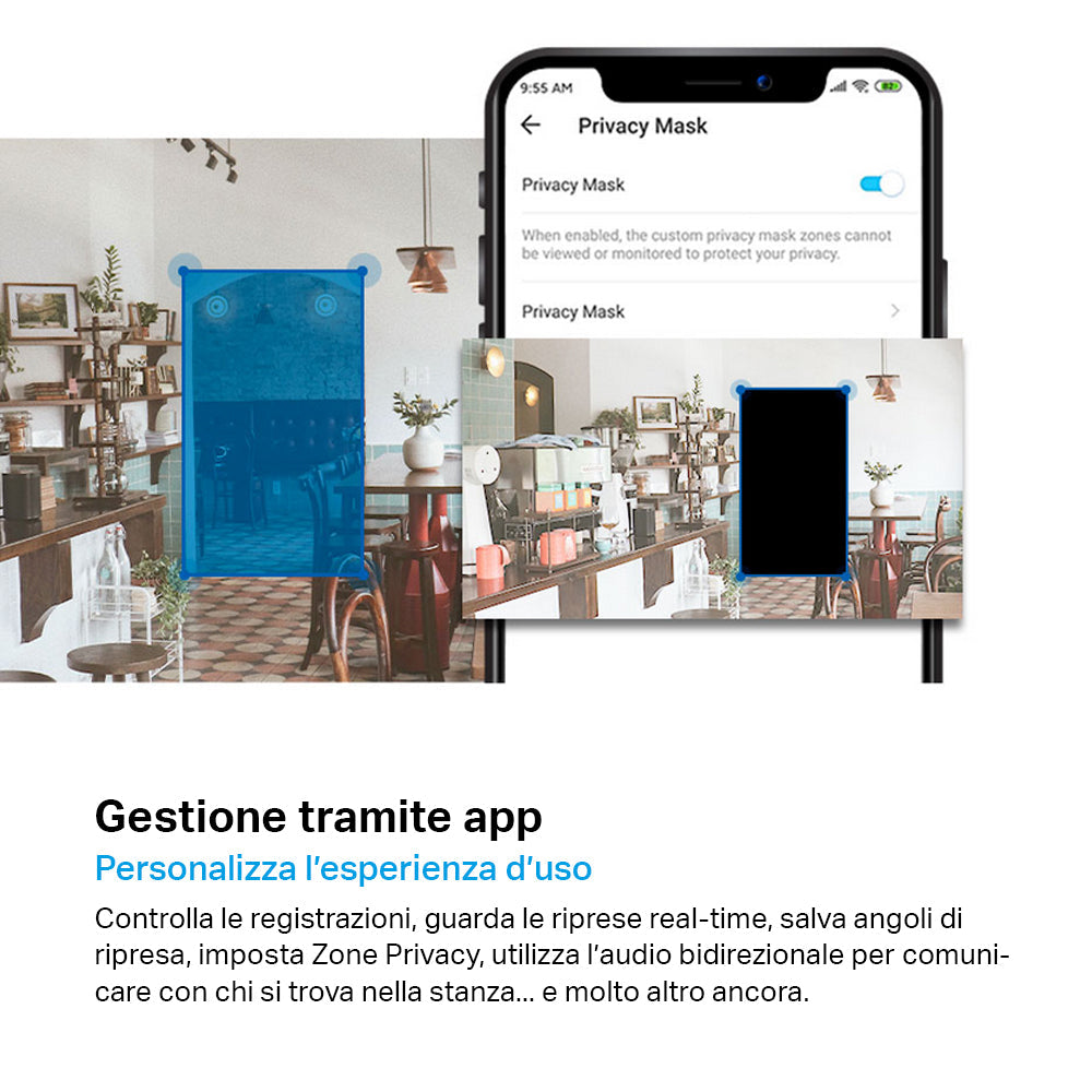 Tapo C212 Telecamera Wi-Fi Interno 2K 3MP, 360° Visuale, Porta Ethernet TP-Link Showroom viveresmart.store & augmentedrealityoffers.com - P. IVA 02867250694 - DI PENTA ALESSIO - VIALE NETTUNO 167, 66023, FRANCAVILLA AL MARE (CH) - REA CH-438573