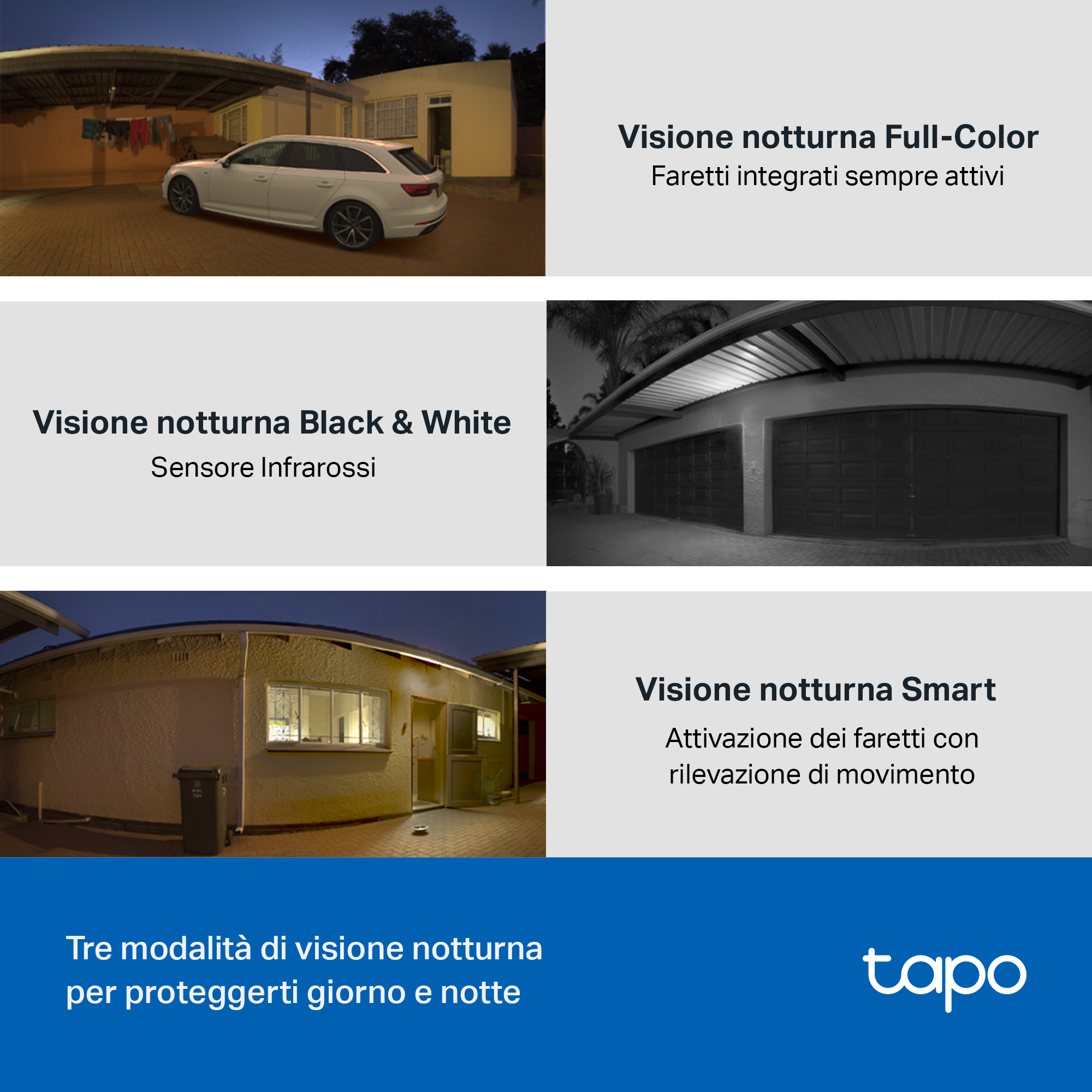 Tapo C510W Telecamera Wi-Fi Esterno 2K 3MP, 360° Visuale, Visione Notturna a Colori, ⚠️Non a batteria TP-Link Showroom viveresmart.store & augmentedrealityoffers.com - P. IVA 02867250694 - DI PENTA ALESSIO - VIALE NETTUNO 167, 66023, FRANCAVILLA AL MARE (CH) - REA CH-438573