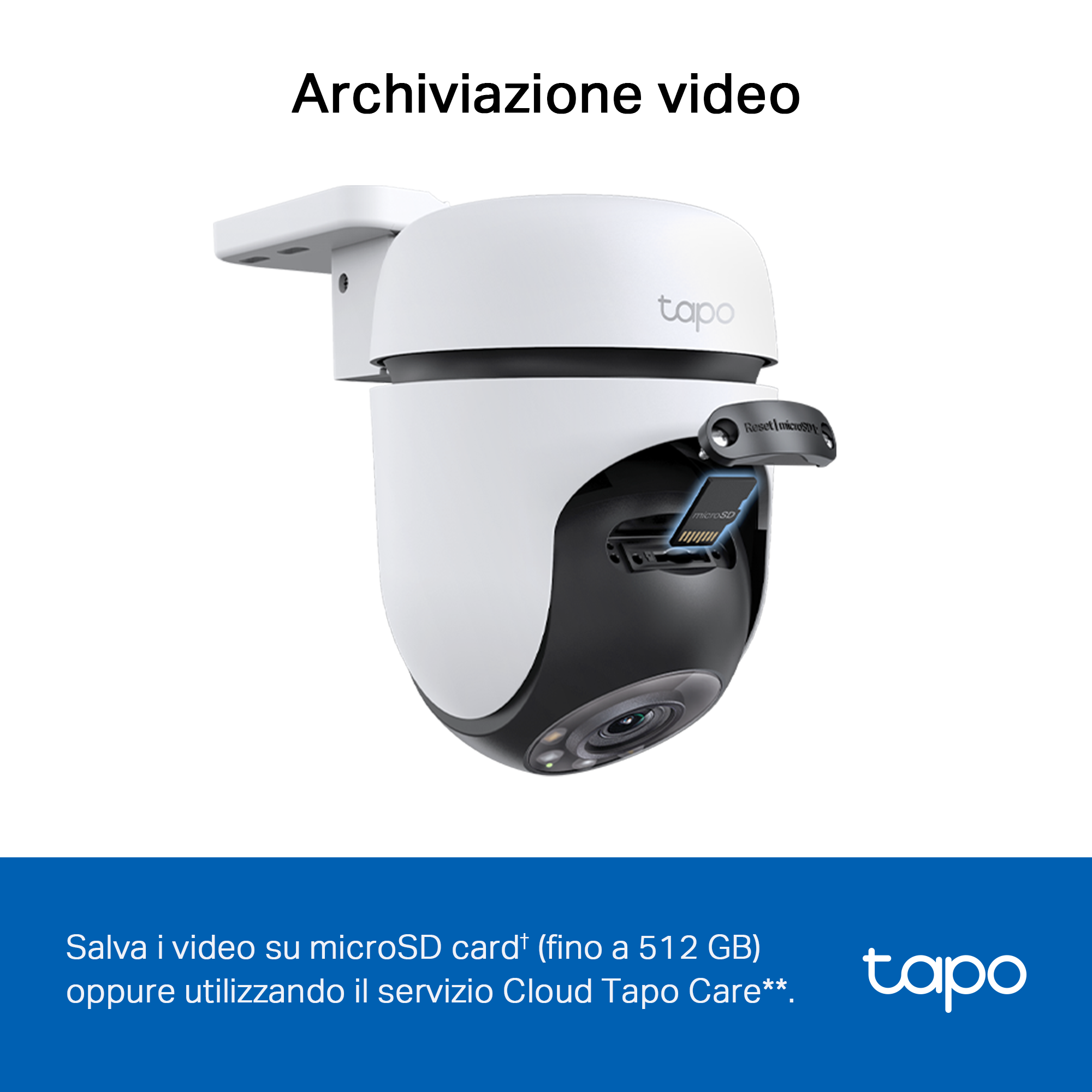 Tapo C510W Telecamera Wi-Fi Esterno 2K 3MP, 360° Visuale, Visione Notturna a Colori, ⚠️Non a batteria TP-Link Showroom viveresmart.store & augmentedrealityoffers.com - P. IVA 02867250694 - DI PENTA ALESSIO - VIALE NETTUNO 167, 66023, FRANCAVILLA AL MARE (CH) - REA CH-438573