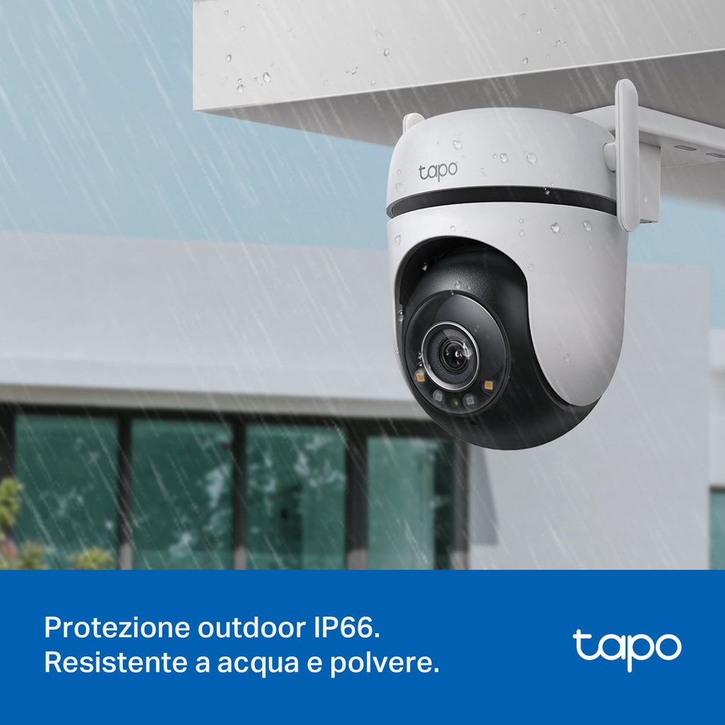 Tapo C520WS Telecamera Wi-Fi Esterno 2K 4MP, 360° Visuale, Visione Notturna a Colori Starlight, Wi-Fi/Ethernet, ⚠️Non a batteria TP-Link Showroom viveresmart.store & augmentedrealityoffers.com - P. IVA 02867250694 - DI PENTA ALESSIO - VIALE NETTUNO 167, 66023, FRANCAVILLA AL MARE (CH) - REA CH-438573