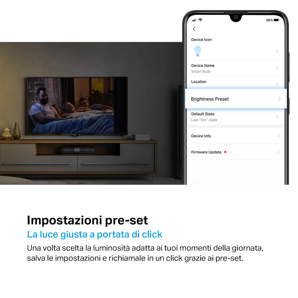 Tapo L510E Lampadina LED Smart Wi-Fi Dimmerabile 2700K E27, Controllo Vocale con Alexa TP-Link Showroom viveresmart.store & augmentedrealityoffers.com - P. IVA 02867250694 - DI PENTA ALESSIO - VIALE NETTUNO 167, 66023, FRANCAVILLA AL MARE (CH) - REA CH-438573