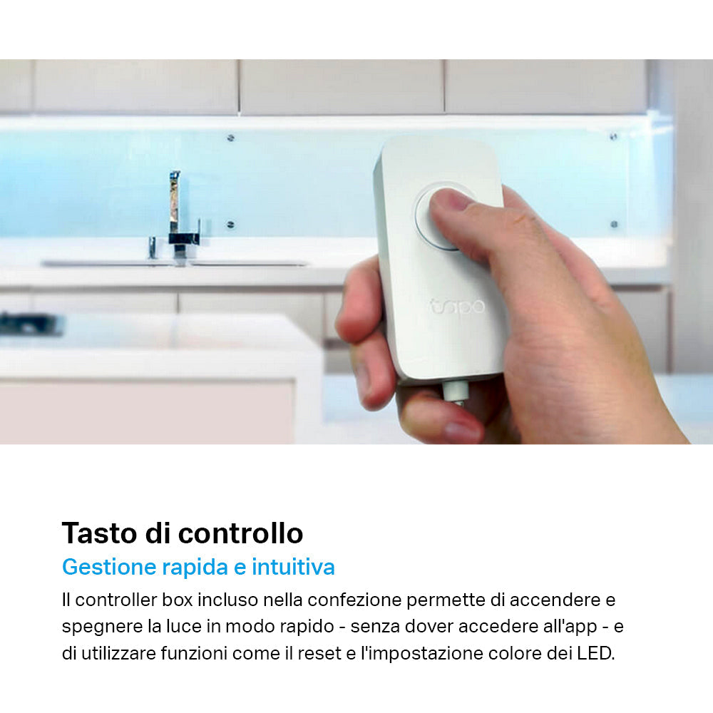 Tapo L900-10 Striscia LED Smart Wi-Fi Multicolore 2x5m, Controllo Vocale con Alexa TP-Link Showroom viveresmart.store & augmentedrealityoffers.com - P. IVA 02867250694 - DI PENTA ALESSIO - VIALE NETTUNO 167, 66023, FRANCAVILLA AL MARE (CH) - REA CH-438573