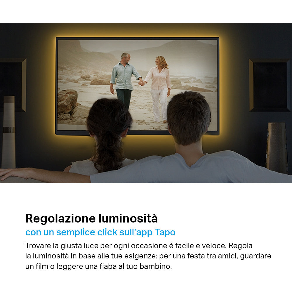 Tapo L900-5 Striscia LED Smart Wi-Fi Multicolore 5m, Controllo Vocale con Alexa TP-Link Showroom viveresmart.store & augmentedrealityoffers.com - P. IVA 02867250694 - DI PENTA ALESSIO - VIALE NETTUNO 167, 66023, FRANCAVILLA AL MARE (CH) - REA CH-438573