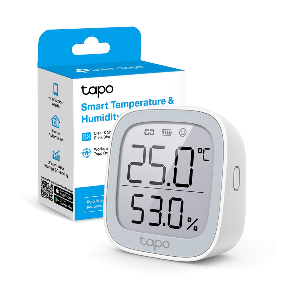 Tapo T315 Sensore di Temperatura e Umidità con Monitor, ⚠️Tapo Hub Necessario TP-Link Showroom viveresmart.store & augmentedrealityoffers.com - P. IVA 02867250694 - DI PENTA ALESSIO - VIALE NETTUNO 167, 66023, FRANCAVILLA AL MARE (CH) - REA CH-438573