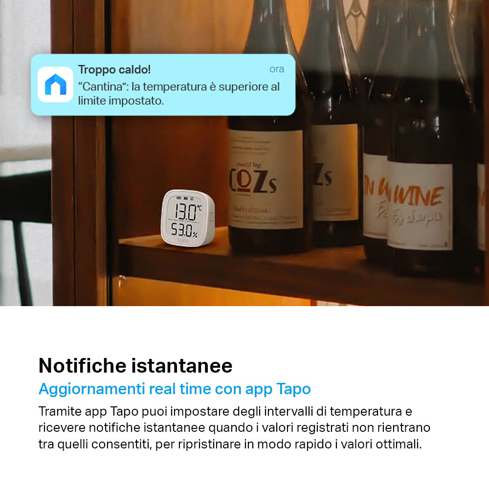 Tapo T315 Sensore di Temperatura e Umidità con Monitor, ⚠️Tapo Hub Necessario TP-Link Showroom viveresmart.store & augmentedrealityoffers.com - P. IVA 02867250694 - DI PENTA ALESSIO - VIALE NETTUNO 167, 66023, FRANCAVILLA AL MARE (CH) - REA CH-438573