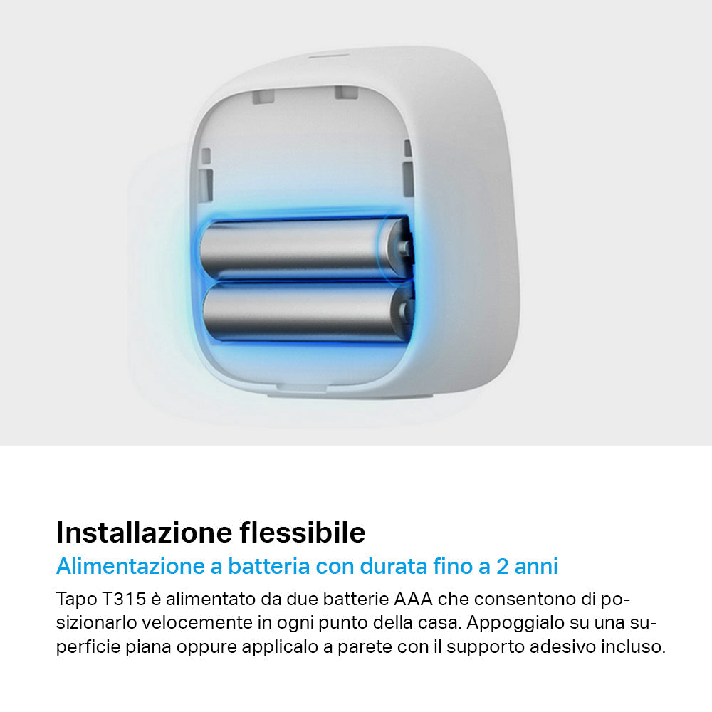 Tapo T315 Sensore di Temperatura e Umidità con Monitor, ⚠️Tapo Hub Necessario TP-Link Showroom viveresmart.store & augmentedrealityoffers.com - P. IVA 02867250694 - DI PENTA ALESSIO - VIALE NETTUNO 167, 66023, FRANCAVILLA AL MARE (CH) - REA CH-438573