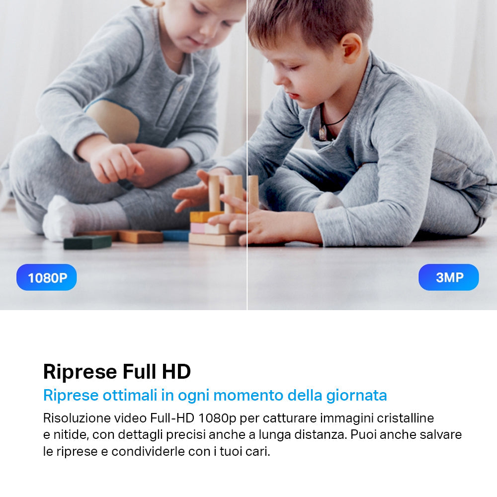 Tapo C110 Telecamera Wi-Fi Interno 2K 3MP TP-Link Showroom viveresmart.store & augmentedrealityoffers.com - P. IVA 02867250694 - DI PENTA ALESSIO - VIALE NETTUNO 167, 66023, FRANCAVILLA AL MARE (CH) - REA CH-438573