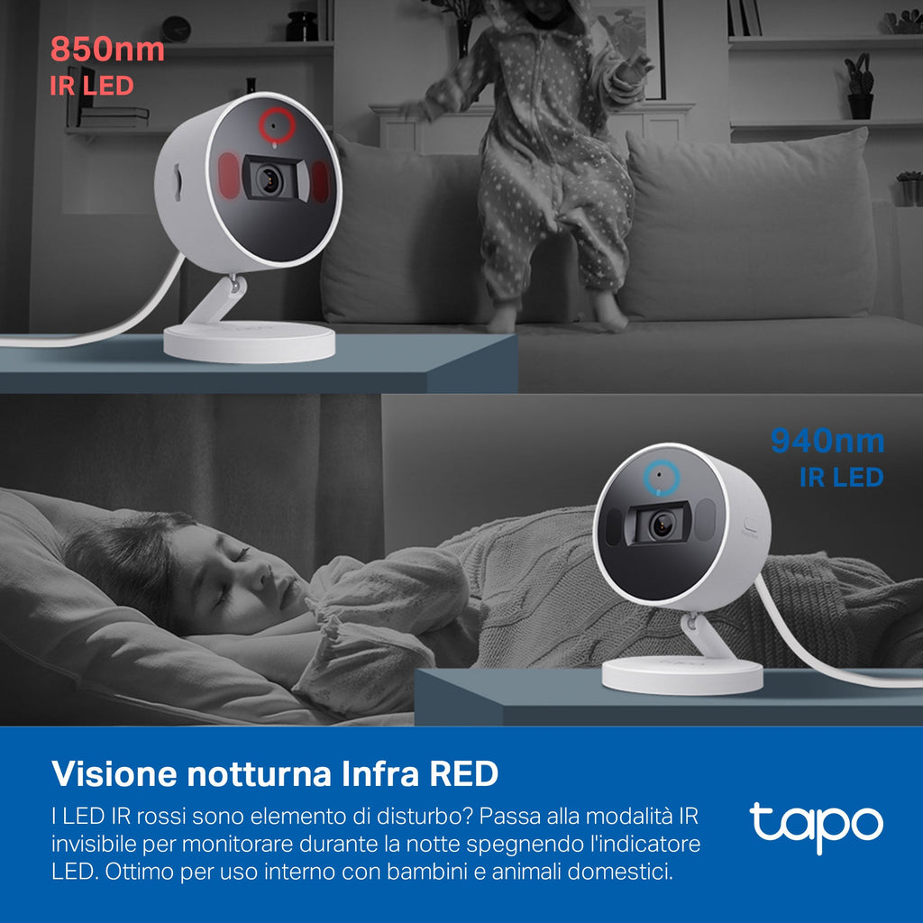Tapo C125 Telecamera Wi-Fi Interno 2K 4MP, Base Magnetica + Privacy Shutter TP-Link Showroom viveresmart.store & augmentedrealityoffers.com - P. IVA 02867250694 - DI PENTA ALESSIO - VIALE NETTUNO 167, 66023, FRANCAVILLA AL MARE (CH) - REA CH-438573